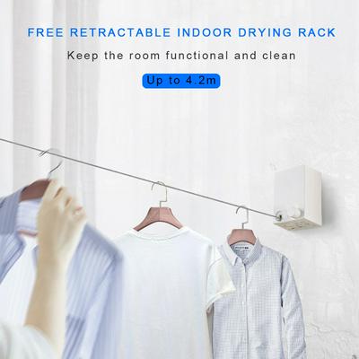 Invisible Tendedero Ropa Wall Hanger Indoor Clothes Magic Drying Rack Retractable Clothesline Dryer