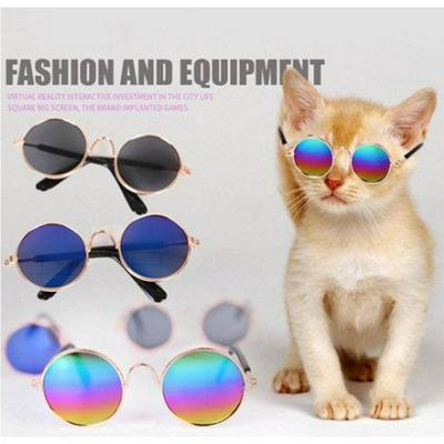 Fashion Pet Cat Dog Mini Sunglasses Eye-Wear Protection Pet Photos Props Cat Toy Pet Supplies