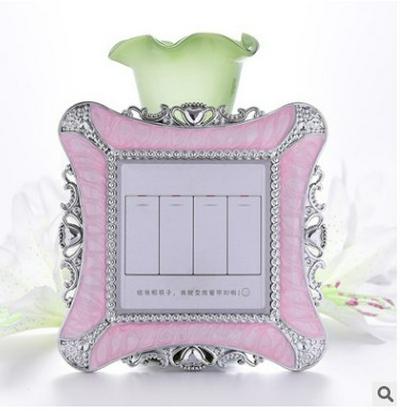 Switch Sticker Nordic Ergonomic Lace Switch Cover Parede 86 * 86mm