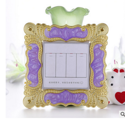  Home Switch Sticker Cover Wallpaper Simple Modern European Style Plug Switch Socket  