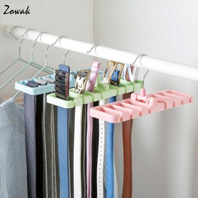 8-Site Storage Rack Tie Belt Organizer Space Saver Rotating Scarf Ties Hanger Holder Hook Closet Organization Tank Tops Bra Belts Bag