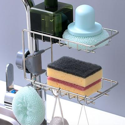 Home Kitchen Space-saving Punch-free Faucet Rag Drain Rack