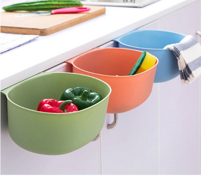 Storage Box Kitchen Hanging Large Garbage Cans Living Room Without Cover Plastic Waste Basket Bathroom Storage Box
