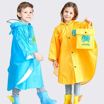 Cute Raincoat for Kids Cartoon Waterproof Cloak Poncho