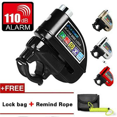 110db Sound Anti-Theft Bike Security Brake Alarm Disk Lock for Motorcycle Bicycle 