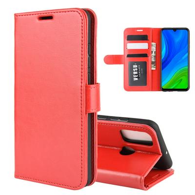 R64 Pattern Single Fold Edge Side Flip Shockproof PU Leather + Soft TPU Picture Frame Magnetic Buckle with Stand and Card Slots Wallet Case for Huawei P Smart 2020