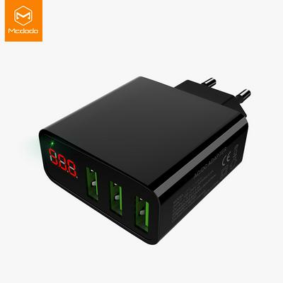 Mcdodo CH-5030 Original Charger 3 usb Ports LED Display EU Max 3A Fast Charging Phone Charger for Iphone cases oppo huawei