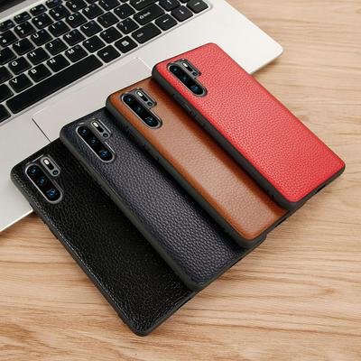 Leather Phone Case for HUAWEI P30 Pro, Litchi-textured Synthetic Leather Phone Cover