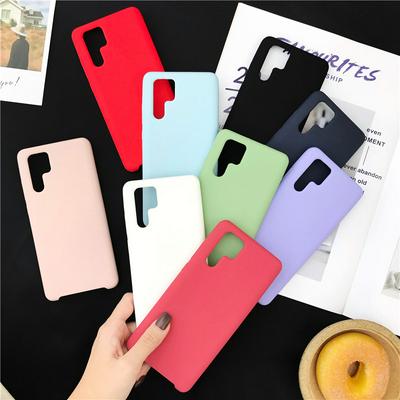 Solid Color Silky Soft TPU Liquid Silicone Back Cover Protective Case for Huawei P30 Pro