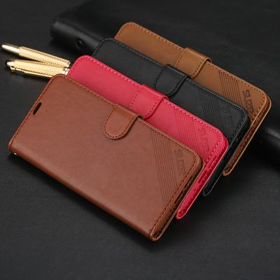 Business Solid Color PU Leather + Soft TPU with Card Slots and Stand Wallet Protective Cover Case for Huawei P30 Pro 