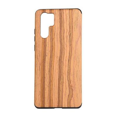 Wood Pattern Soft TPU Back Cover Case for Huawei P30 Pro