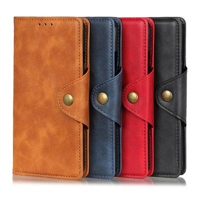 Sheep Skin Pattern PU Leather + Soft TPU Card Slots with Stand Support and Wallet Cropper Buckle Protective Case for Samsung Galaxy S20