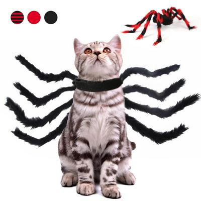 Pet Halloween Christmas Chest Back Creative Spider Transformation Costume for Cat and Small Dog 