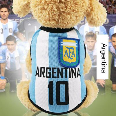 Dog Clothes Mesh Back Football Basketball World Cup Pet Clothing Clothes