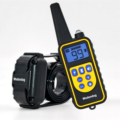 Waterproof Remote Control LCD Display Dog Training Collar Electric Shock Collar IP7 Diving 