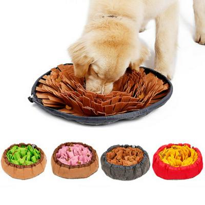 Sniffing Pad + Slow Food Bowl 2 in 1 Washable Feeding Puzzle Toys for Dog