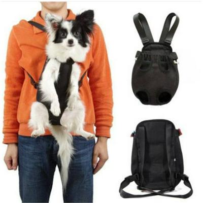 Solid Color Mesh Outdoor Travel Breathable Shoulder Handle Pet Chest Carrier Backpack Pet Supply for Small Dog Cat