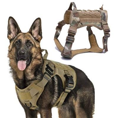 1OOOD Nylon Tactical Dog Clothes Waterproof Outdoor Camouflage Tactical Dog Vest