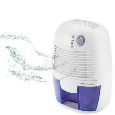 Electric Mini Dehumidifier with 500ML Removable Water Tank for Kitchen Bedroom Basement Office Closet