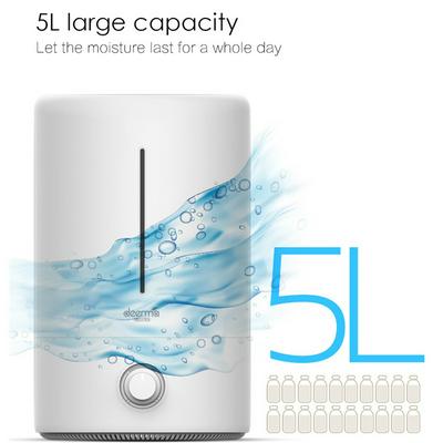 Original Xiaomi Deerma 5L Humidifier Mute Ultrasonic Aroma Diffuser Mist Maker Fogger Purify Air Puriffier