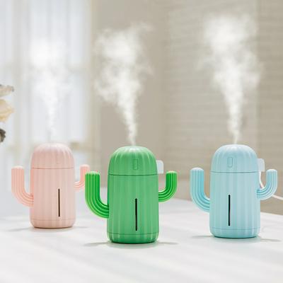 340ml Portable Humidifier Cactus-shaped Air Purifier Cool Mist Diffuser