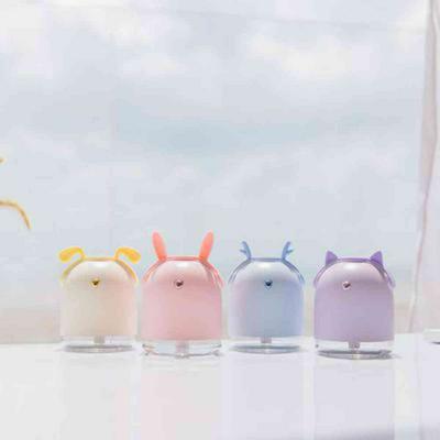 USB Charging Mini Air Purifier Colorful Atmosphere Lamp Humidifier