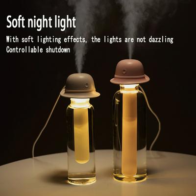 Portable USB Humidifier, WT-LM1 Hat-shaped Air Purifier Without Water Tank
