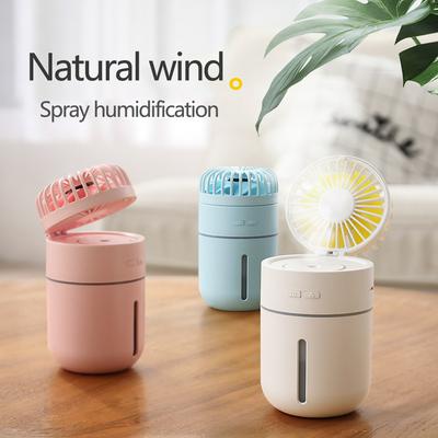 T9 Fan Humidifying Hydrating Moisturizing Spray Usb Rechargeable Student Desktop Bedside Mini Humidifier Electric Fan