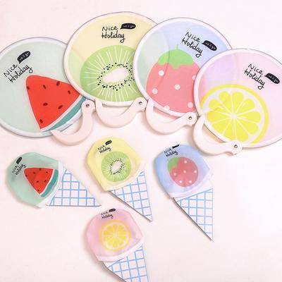 Handheld Round Folding Fans with Beautiful Pattern Portable Hand Fan for Home, Shopping, Walking