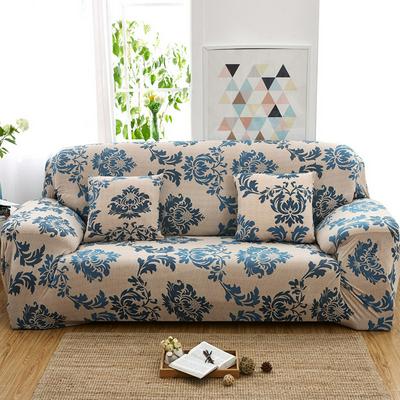 Floral Sofa Cover Full-coverage Slipcover Stretchy, Breathable and Universal
