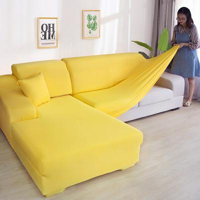 Effen Kleur Hoekbank Covers Voor Woonkamer Elastische Spandex Kussenovertrekken Couch Cover Stretch Sofa Handdoek L Vorm Nodig Kopen 2 Stuk