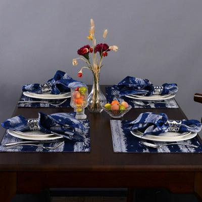 46*46cm Nordic Print Square Table Napkin Cloth Handkerchief Hotel Table Decor Home Textiles 