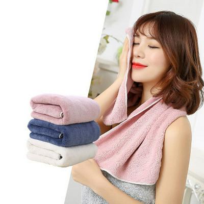 34*80cm Microfiber Towel Quick-drying Hotel Environmentally Friendly Breathable Coral Velvet Towels