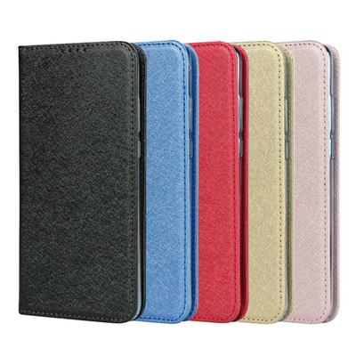 Silk Pattern Fashion Wrist Strap Style Strong Magnetism Shockproof Side Flip PU Leather + Transparent TPU with Card Slots and Stand Wallet Case for Huawei P30 Lite