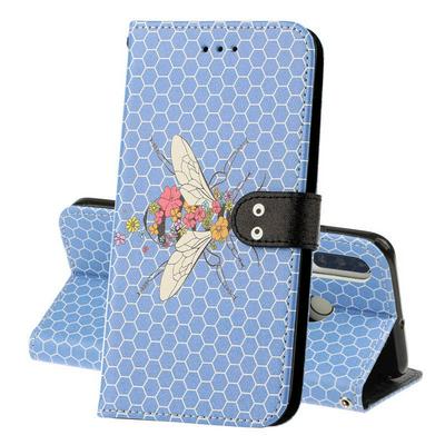 Silk Texture PU Leather + Soft TPU Card Slots with Stand Support and Wallet Protective Case for Huawei P30 Lite