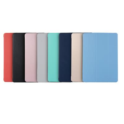 Side Flip Trid-fold Scratch Resistant Foldable Stand PU Leather + Soft TPU Tablet Protective Case for iPad 10.2(2020)