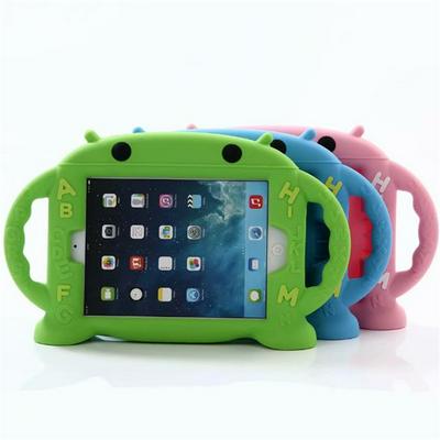 3D Cartoon Pattern Shockproof Soft Silicone with Stand and Handles Functions Back Cover Case for iPad Pro 10.5 2017 / iPad 10.2 2019