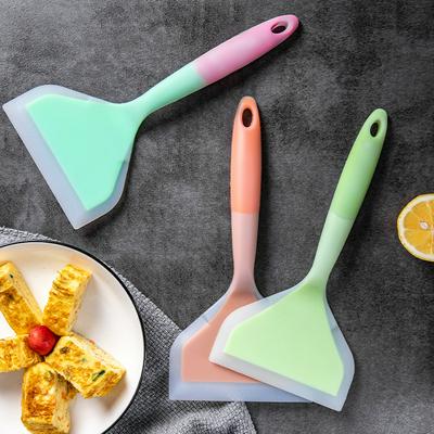 Silicone Safe High Temperature Resistance Wide Side Cooking Shovel
