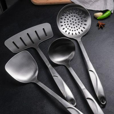 S-shaped Hollow Handle 304 Stainless Steel Kitchenware Set Household Cooking Spoon Spatula Kitchen Utensils