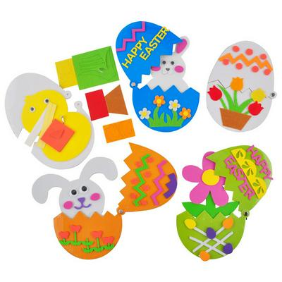 Colorful Easter Eggs Creative DIY Paper Crafts for Kids Aged 4 to 6 Years Old