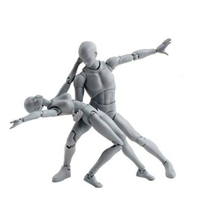 Yabuki Kentaro Male and Female Plain Body 2.0 Gray-black Complexion DX Version Model Toys