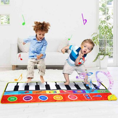 148 * 60cm Children's Puzzle Oversized Multi-function Piano Music Blanket Baby Dance Pad 