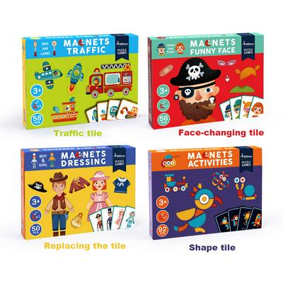 Magnetic Puzzles Educational Magnets Dressing Set for Kids Over the Age of 3 