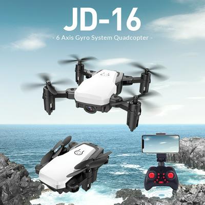 JDRC JD-16 Foldable Drone 2MP / 0.3MP HD Camera V-sign Photographing WiFi FPV One Key Return RC Quadcopter RTF RC Models
