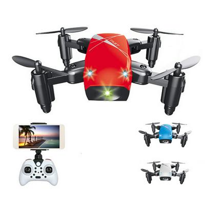 S9HW Foldable RC Drone Mini Drone RC Helicopter Quadcopter 0.3MP HD Camera Wifi FPV Dron