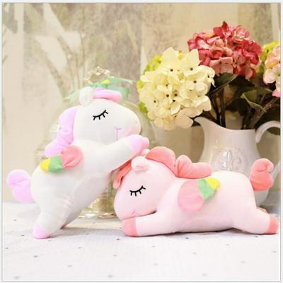 Stuffed Unicorn Plush Toy Cute Rainbow Unicorn Pillow for Baby and Kids