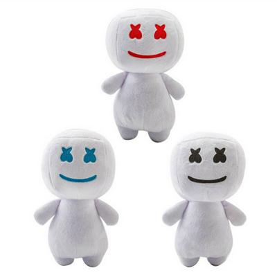 Cartoon Lovely Marshmallow DJ Children Plush Toy for Home Decoration or Birthday Gift