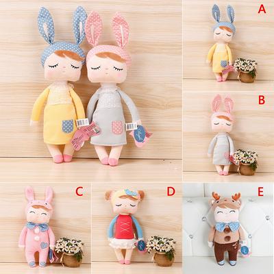 Plush Bunny Rabbit Soft Stuffed Toys Sleeping Doll for Baby Toddler