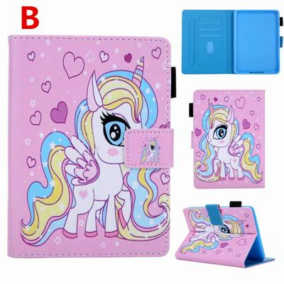 Pegasus Panda Colored Painting PU Leather + Soft TPU with Card Holder Photo Slot and Stand Cover Case for Amazon New Kindle Paperwhite 1 2 3 4