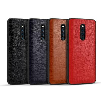 Leather Phone Case for Vivo X27, Litchi-textured Synthetic Leather Phone Cover